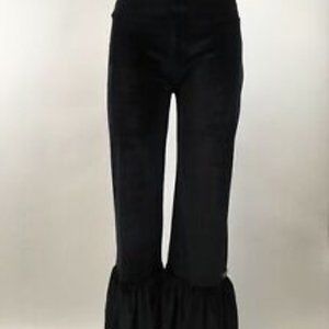 Love these soft Matilda Jane Black Velour Pants L